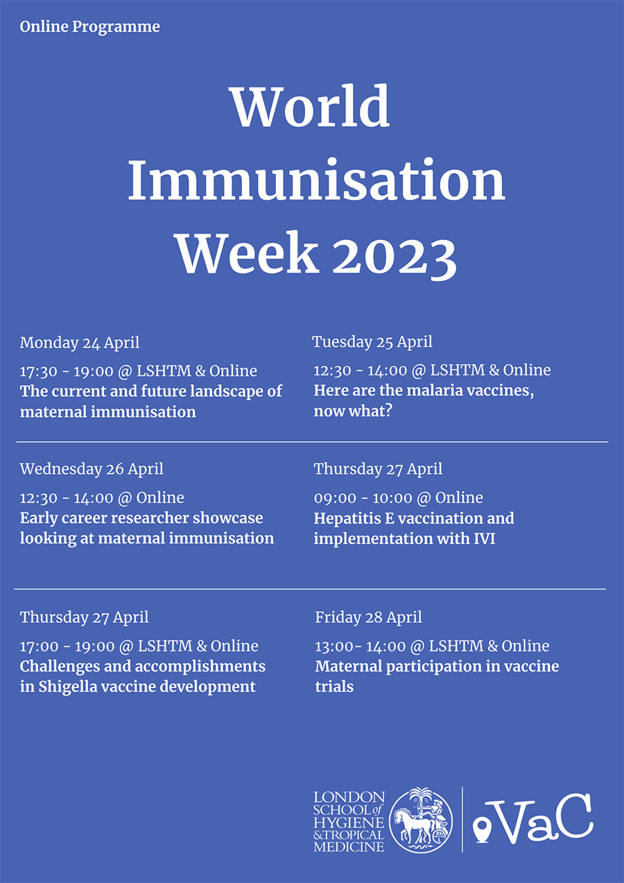 World Immunisation Week 2023 programme